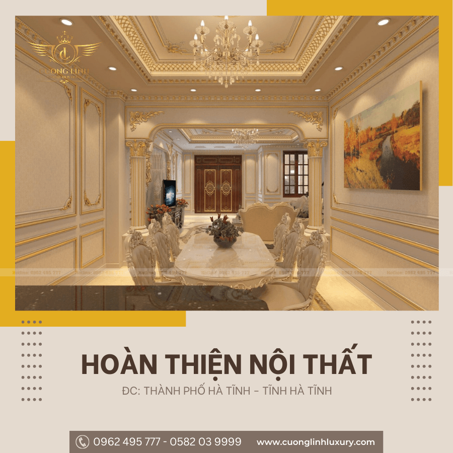 Biến đổi không gian: Dịchụ thiết kế nội thất tại Hà Tĩnh