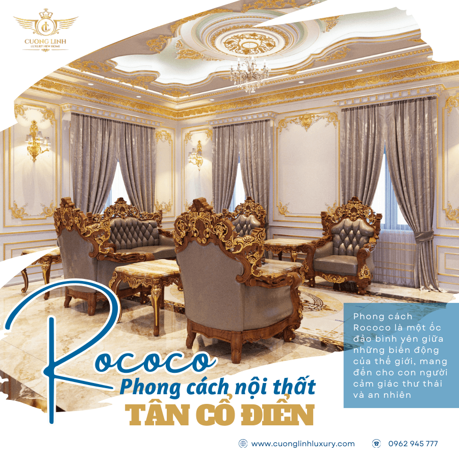 phong cách thiết kế tân cổ điển 1