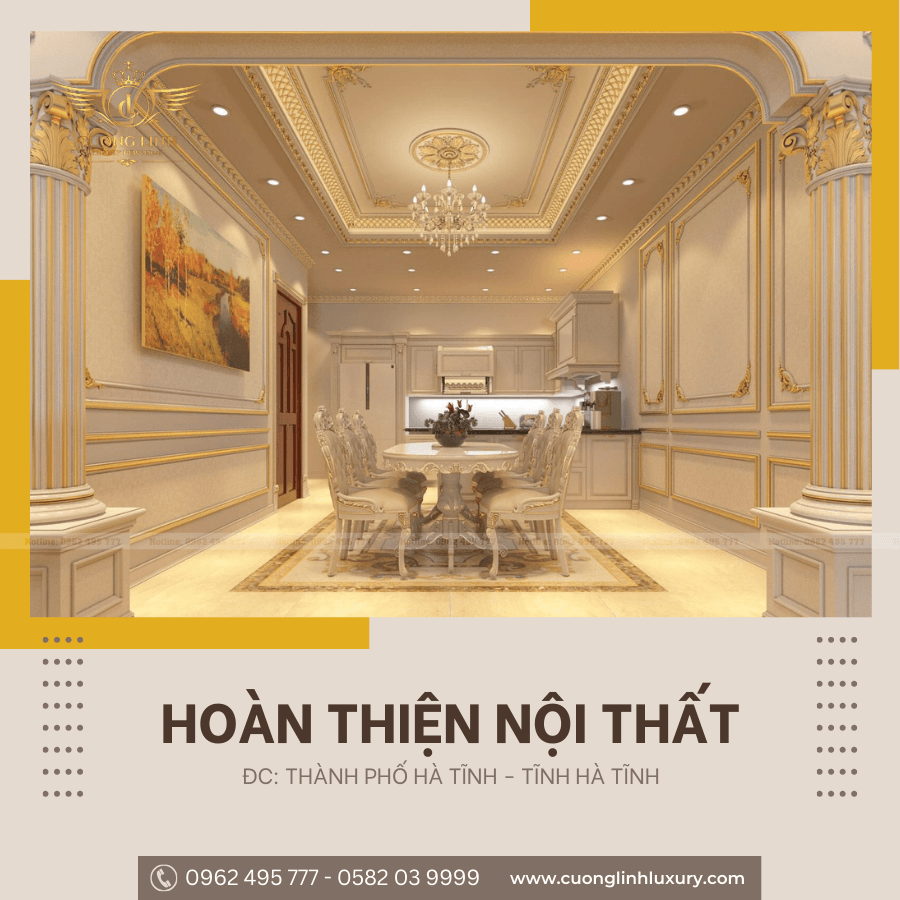 Biến đổi không gian: Dịchụ thiết kế nội thất tại Hà Tĩnh