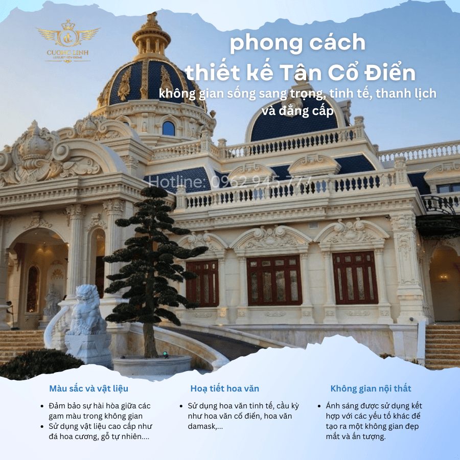 phong cách thiết kế tân cổ điển 2