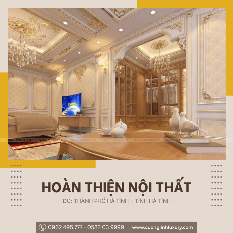 Biến đổi không gian: Dịchụ thiết kế nội thất tại Hà Tĩnh