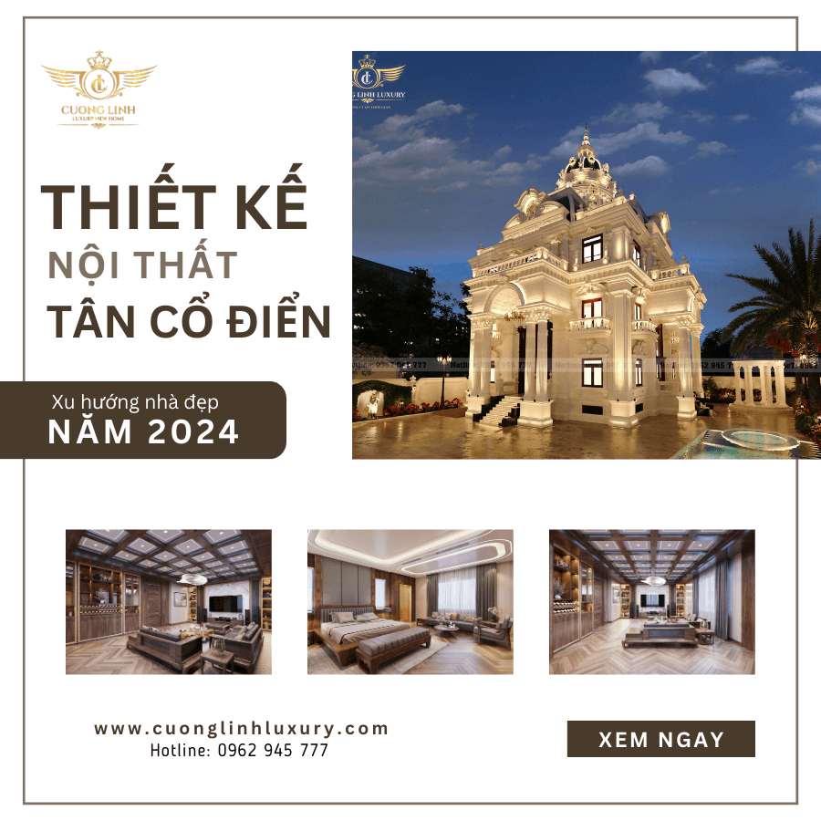 Xu hướng thiết kế nội thất tân cổ điển 2024 4