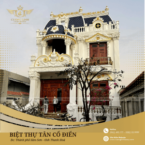 Biệt Thự Tân Cổ Điển 2 Tầng Sầm Sơn Thanh Hóa: Sang Trọng & Hoành Tráng