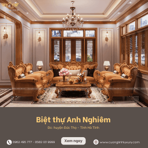 Thi Công Nội Thất Tân Cổ Điển Uy Tín Tại Đức Thọ, Hà Tĩnh