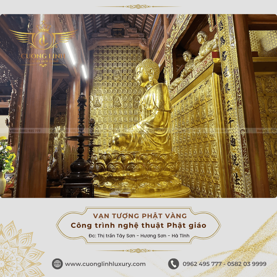 Phong cách nội thất chùa phật giáo: Sự kết hợp giữa truyền thống và hiện đại