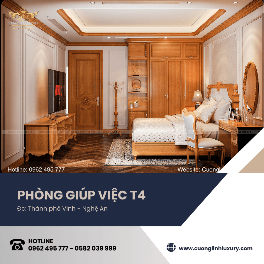 Thi Công Nội Thất Tân Cổ Điển Tại Thành Phố Vinh Nghệ An