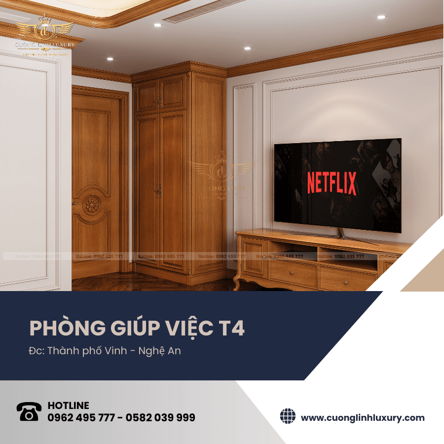 Thi Công Nội Thất Tân Cổ Điển Tại Thành Phố Vinh Nghệ An