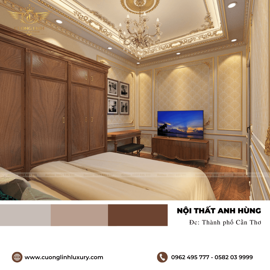 Khám phá sức hấp dẫn của thiết kế nội thất cổ điển tại thành phố Cần Thơ