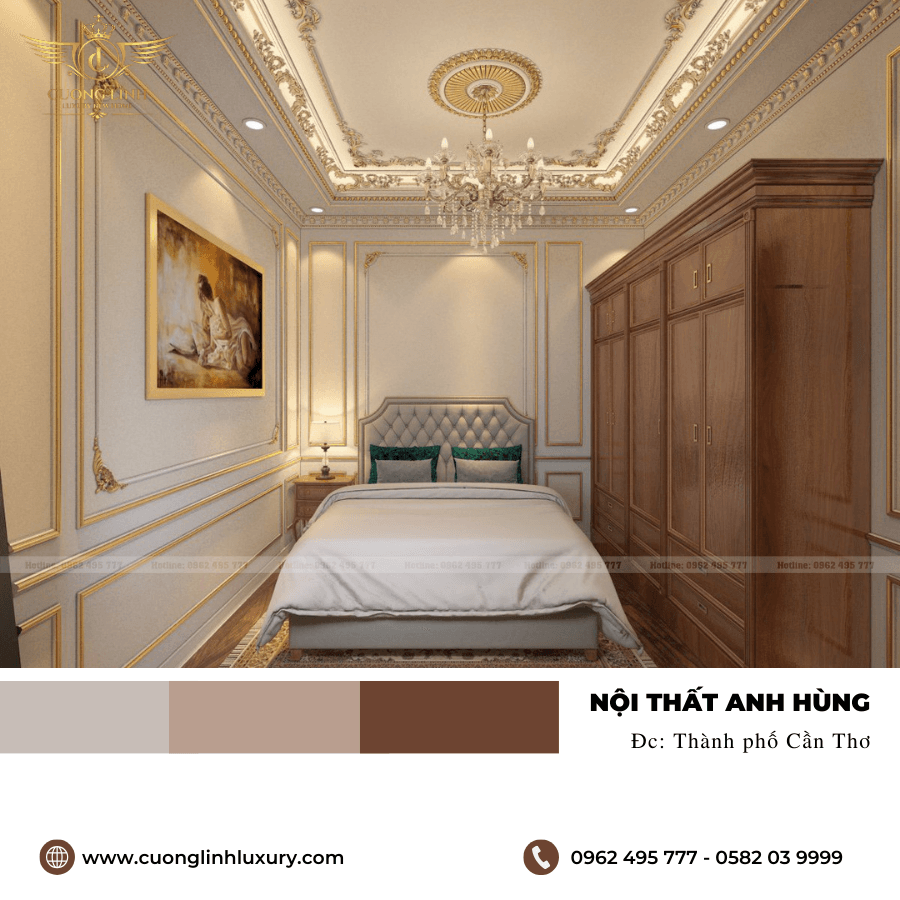 Khám phá sức hấp dẫn của thiết kế nội thất cổ điển tại thành phố Cần Thơ