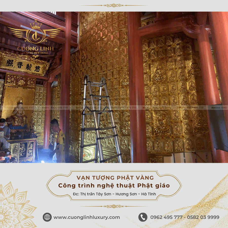 Phong cách nội thất chùa phật giáo: Sự kết hợp giữa truyền thống và hiện đại